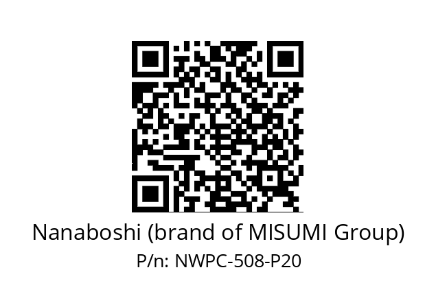   Nanaboshi (brand of MISUMI Group) NWPC-508-P20