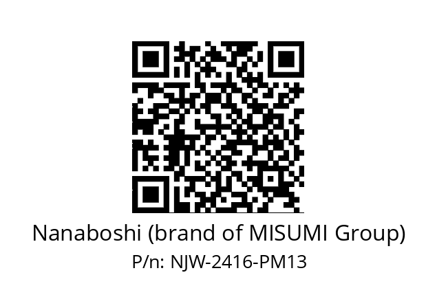   Nanaboshi (brand of MISUMI Group) NJW-2416-PM13