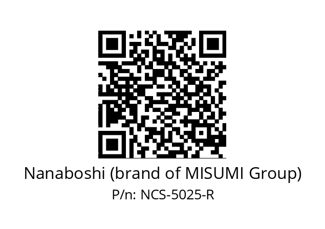   Nanaboshi (brand of MISUMI Group) NCS-5025-R