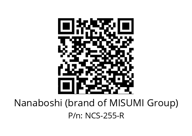   Nanaboshi (brand of MISUMI Group) NCS-255-R