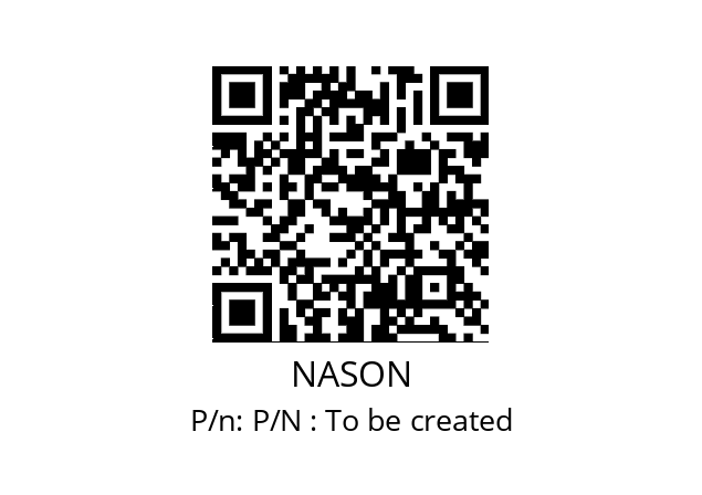   NASON P/N : To be created