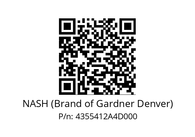   NASH (Brand of Gardner Denver) 4355412A4D000