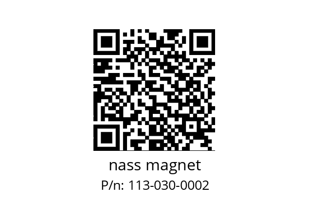   nass magnet 113-030-0002