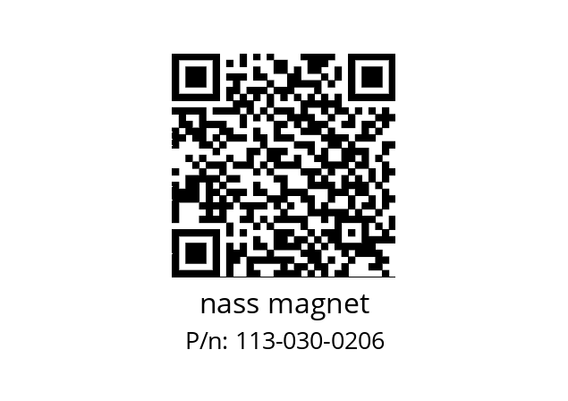   nass magnet 113-030-0206