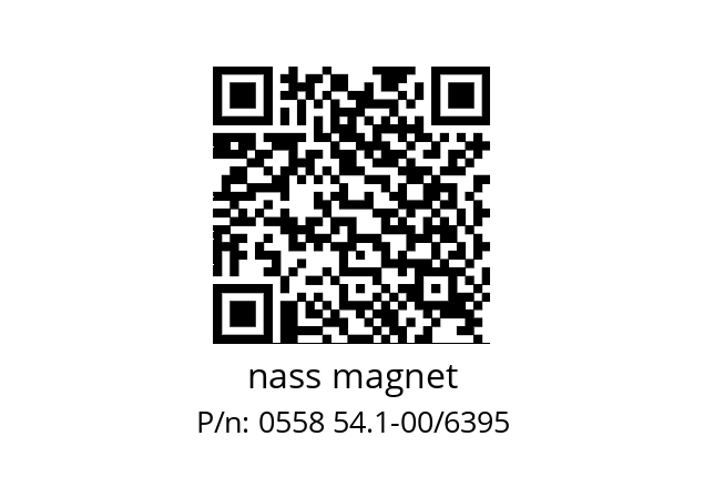   nass magnet 0558 54.1-00/6395