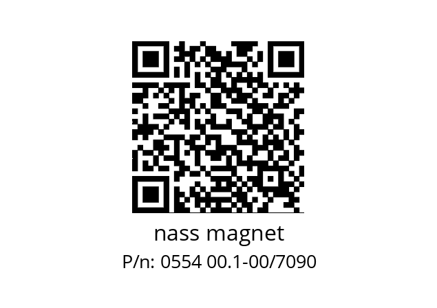   nass magnet 0554 00.1-00/7090