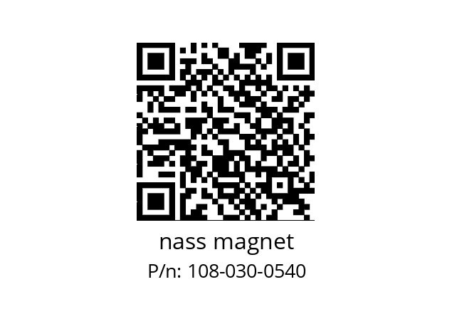   nass magnet 108-030-0540