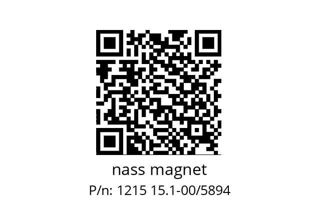   nass magnet 1215 15.1-00/5894