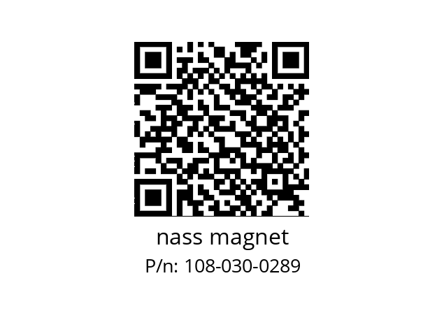   nass magnet 108-030-0289