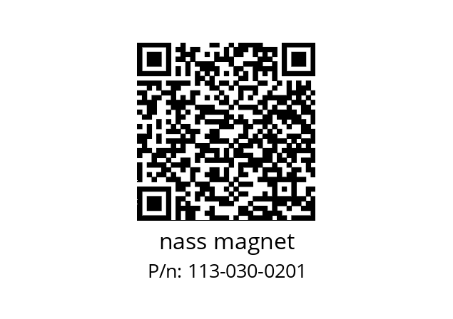  0562 00.1-00/5753 nass magnet 113-030-0201