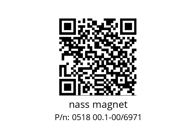   nass magnet 0518 00.1-00/6971