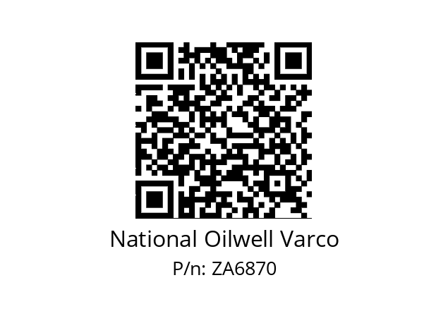   National Oilwell Varco ZA6870