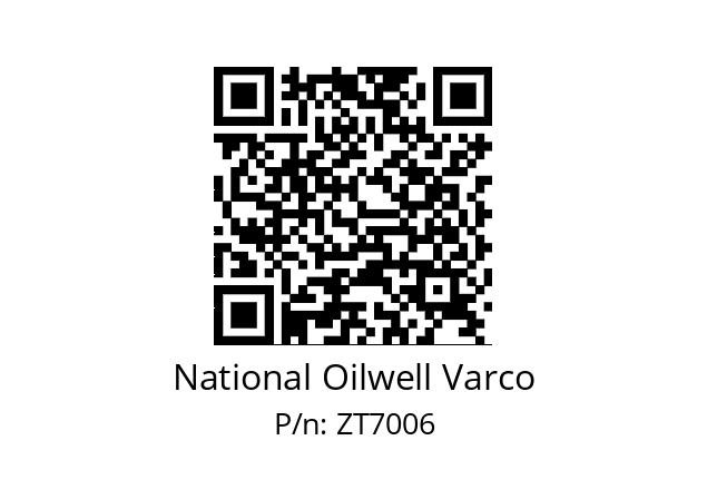   National Oilwell Varco ZT7006