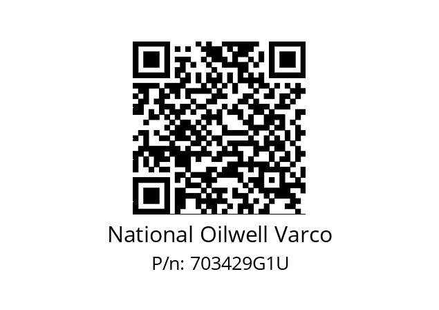   National Oilwell Varco 703429G1U