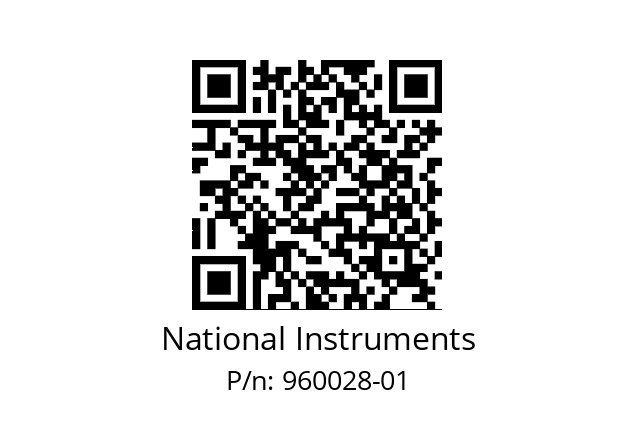   National Instruments 960028-01