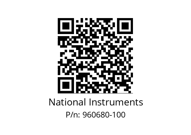   National Instruments 960680-100