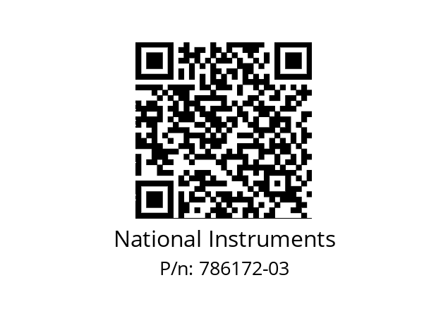   National Instruments 786172-03