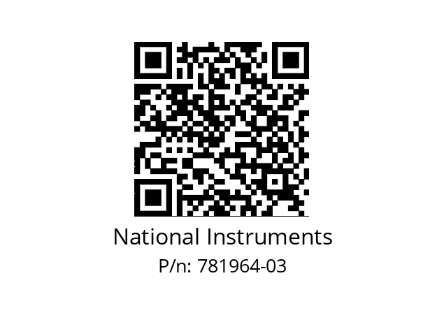   National Instruments 781964-03