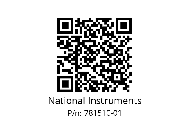   National Instruments 781510-01