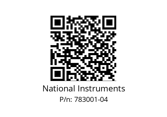   National Instruments 783001-04