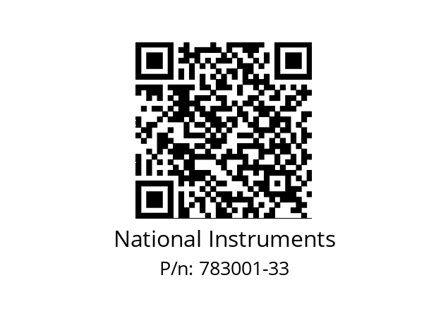   National Instruments 783001-33