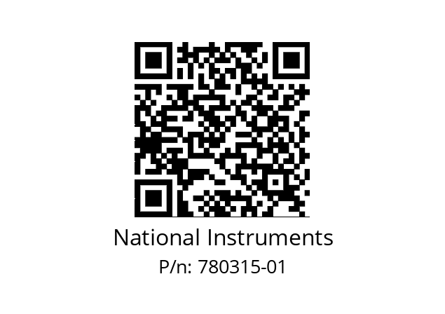   National Instruments 780315-01