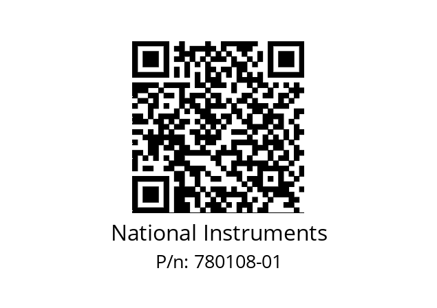   National Instruments 780108-01