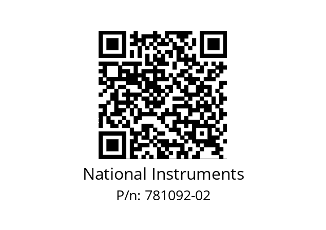   National Instruments 781092-02