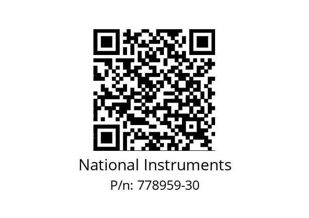   National Instruments 778959-30