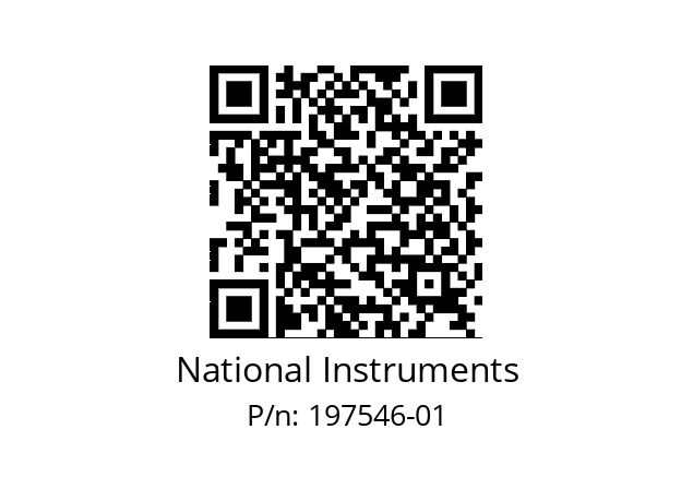   National Instruments 197546-01