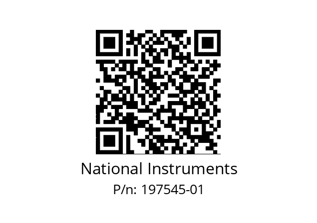   National Instruments 197545-01