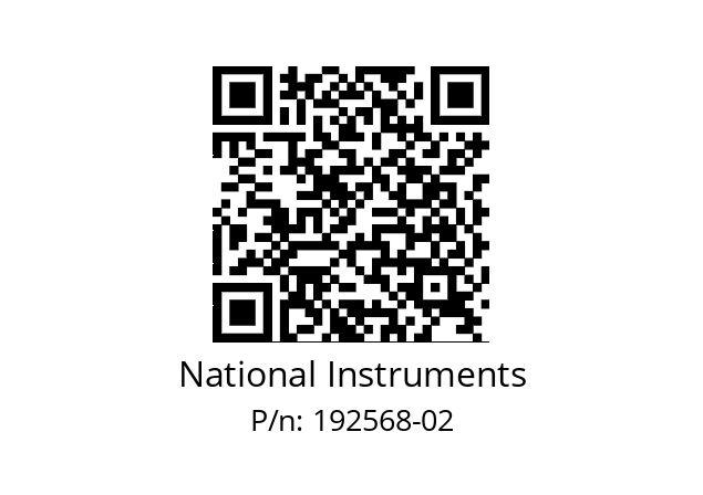   National Instruments 192568-02