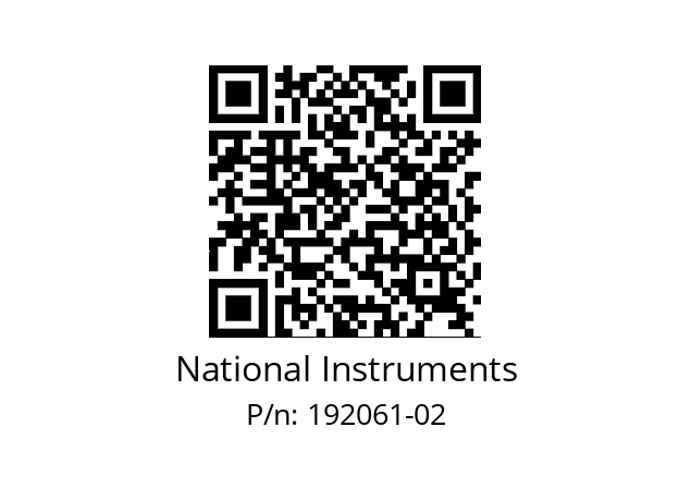   National Instruments 192061-02