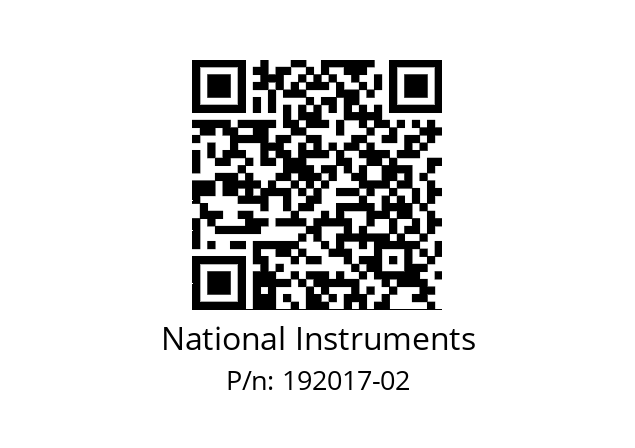   National Instruments 192017-02