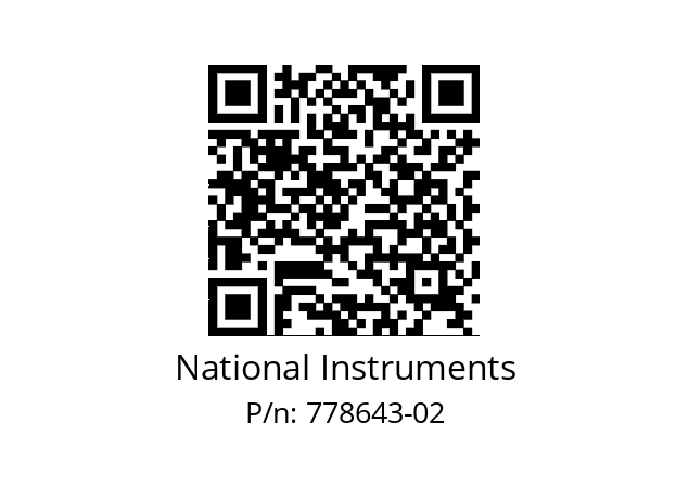   National Instruments 778643-02