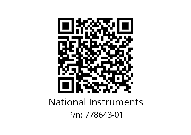   National Instruments 778643-01