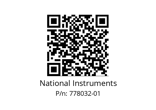   National Instruments 778032-01