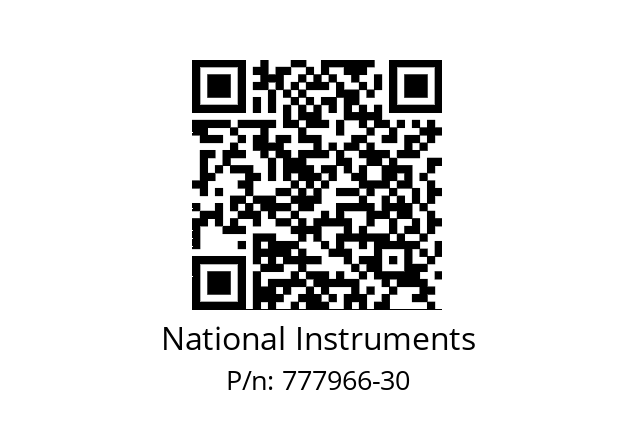   National Instruments 777966-30