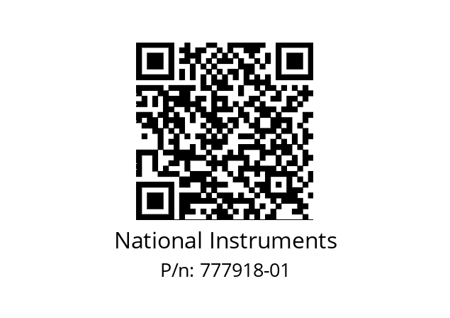   National Instruments 777918-01