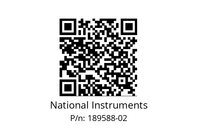   National Instruments 189588-02