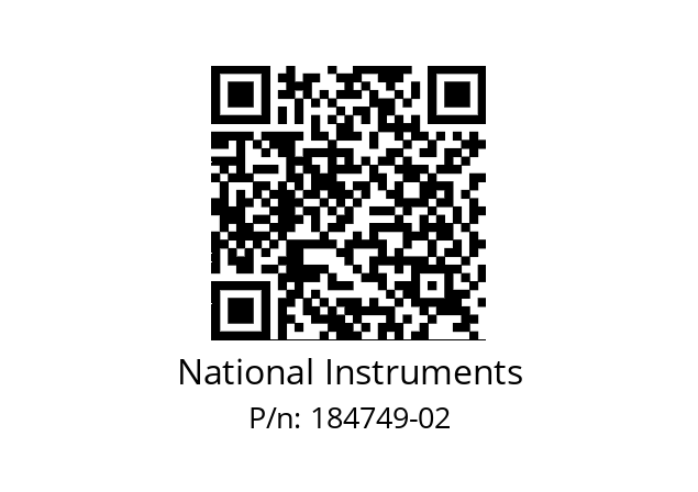   National Instruments 184749-02