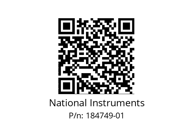   National Instruments 184749-01