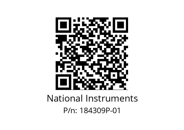   National Instruments 184309P-01