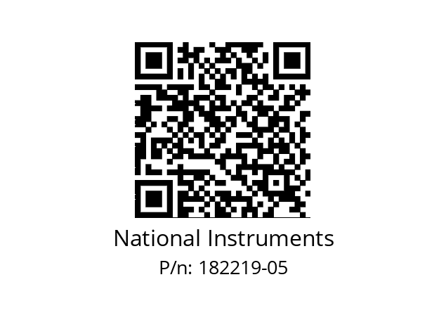   National Instruments 182219-05