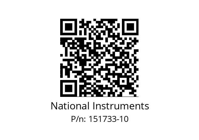   National Instruments 151733-10