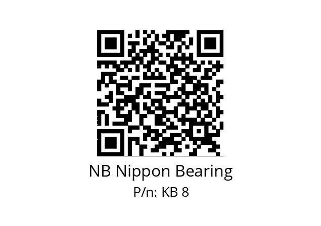   NB Nippon Bearing KB 8