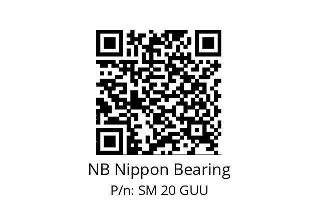   NB Nippon Bearing SM 20 GUU