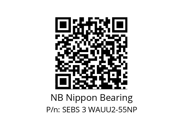   NB Nippon Bearing SEBS 3 WAUU2-55NP