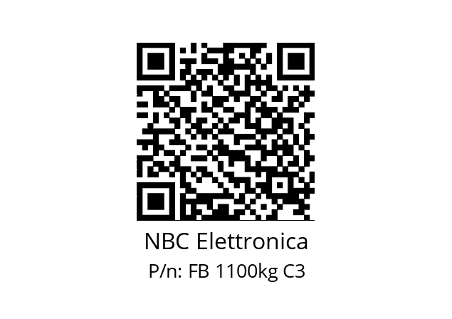   NBC Elettronica FB 1100kg C3