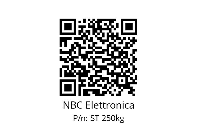   NBC Elettronica ST 250kg